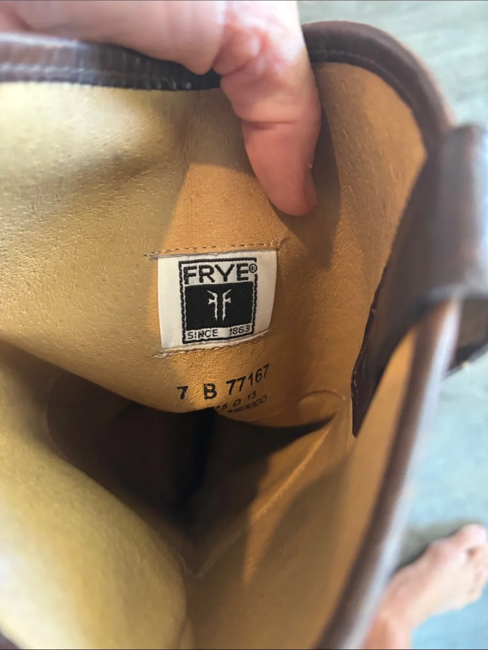 Frye tall leather